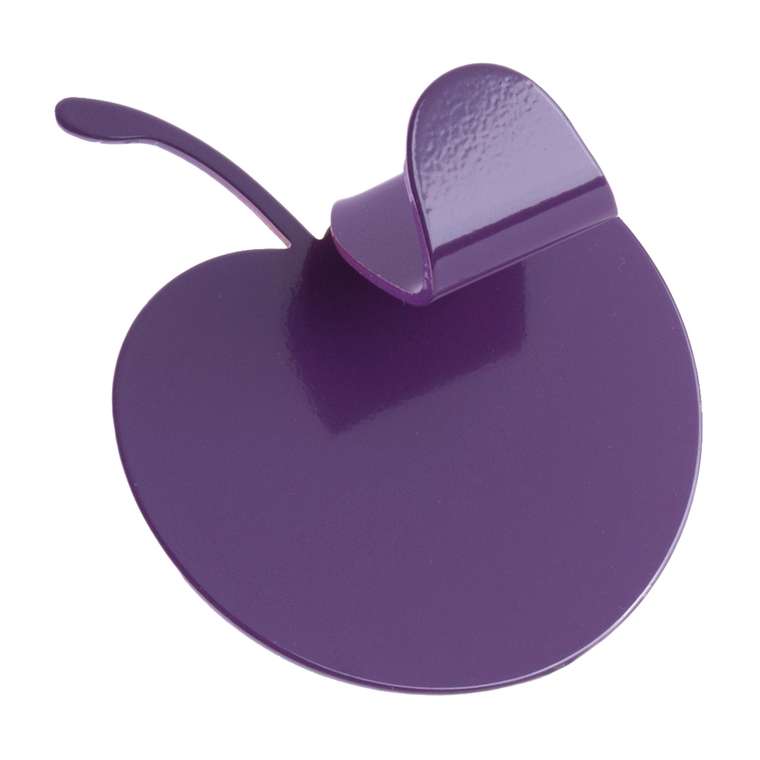 Крючок одинарный Fairytale apple из металла фиолетового цвета