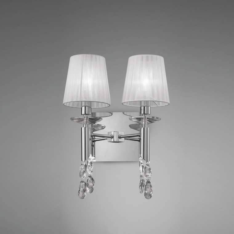 Бра Tiffany 3863 (ткань, цвет белый)