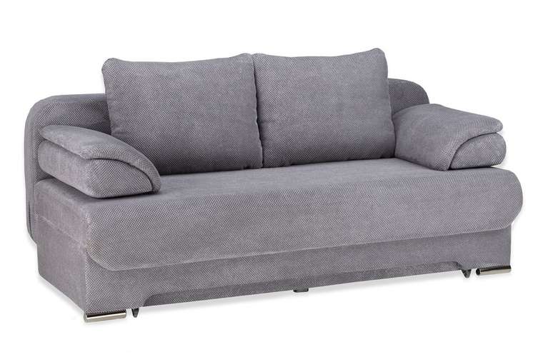 Прямой диван-кровать Биг-Бен серого цвета