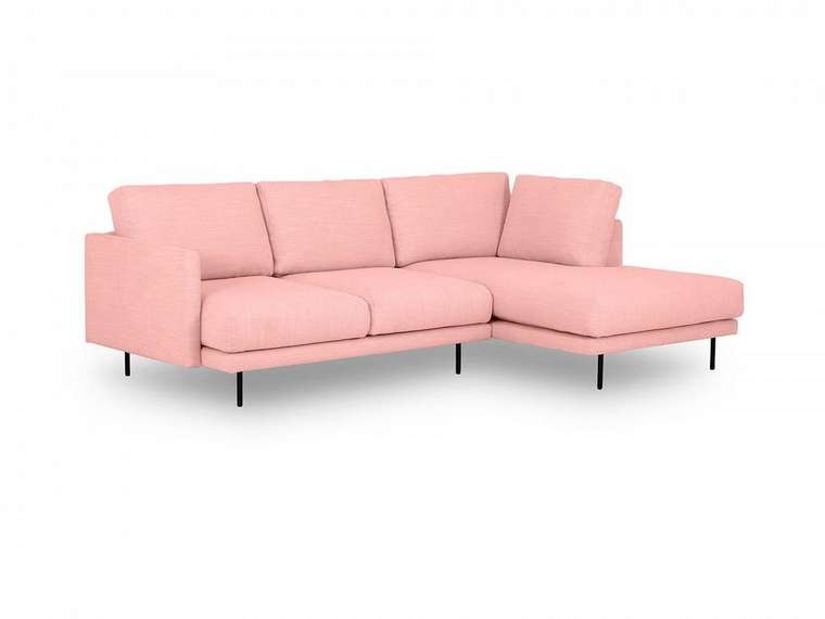 Угловой диван Ricadi розового цвета