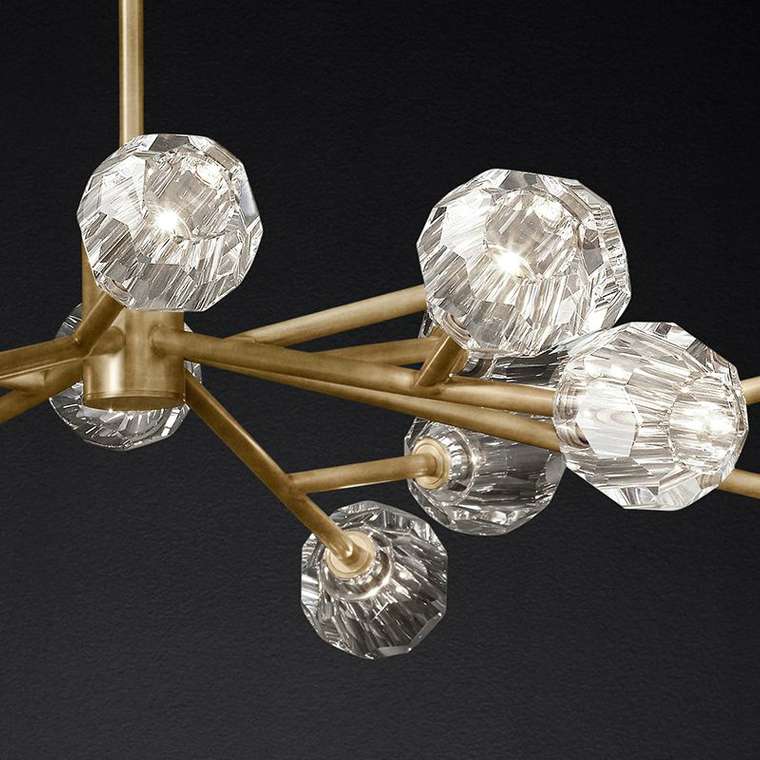 Люстра RH Boule De Cristal Round Chandelier 18