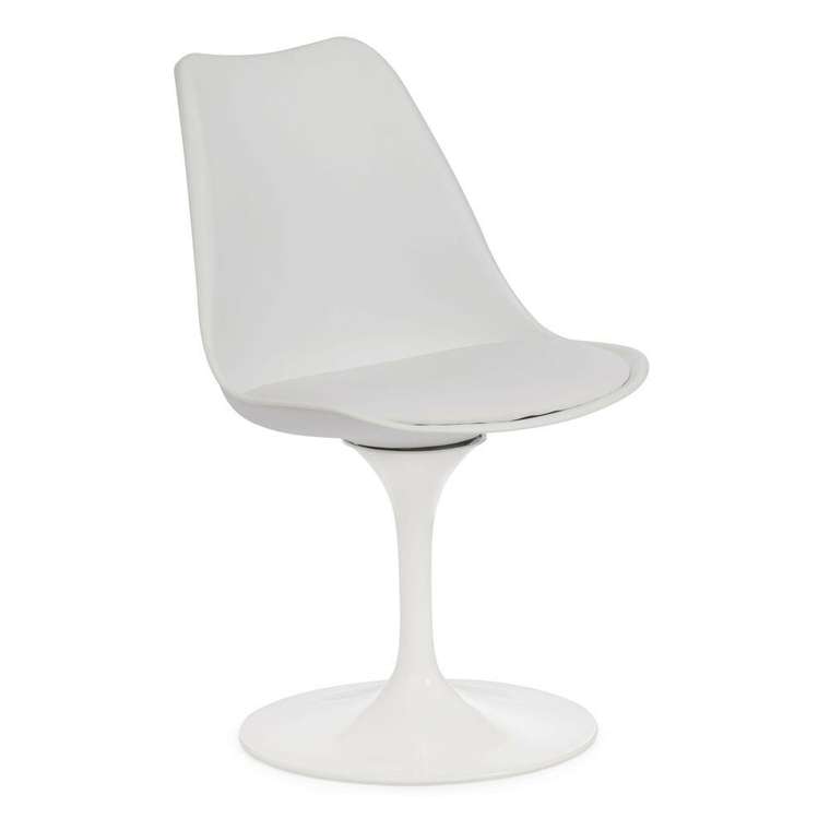 Набор из двух стульев Tulip Fashion Chair белого цвета