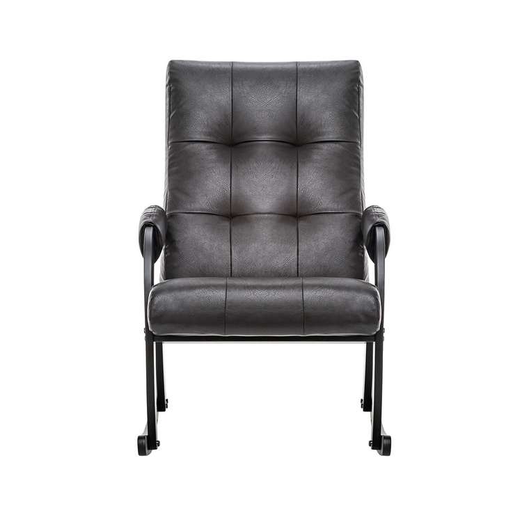 Кресло-качалка Спринг темно-коричневого цвета