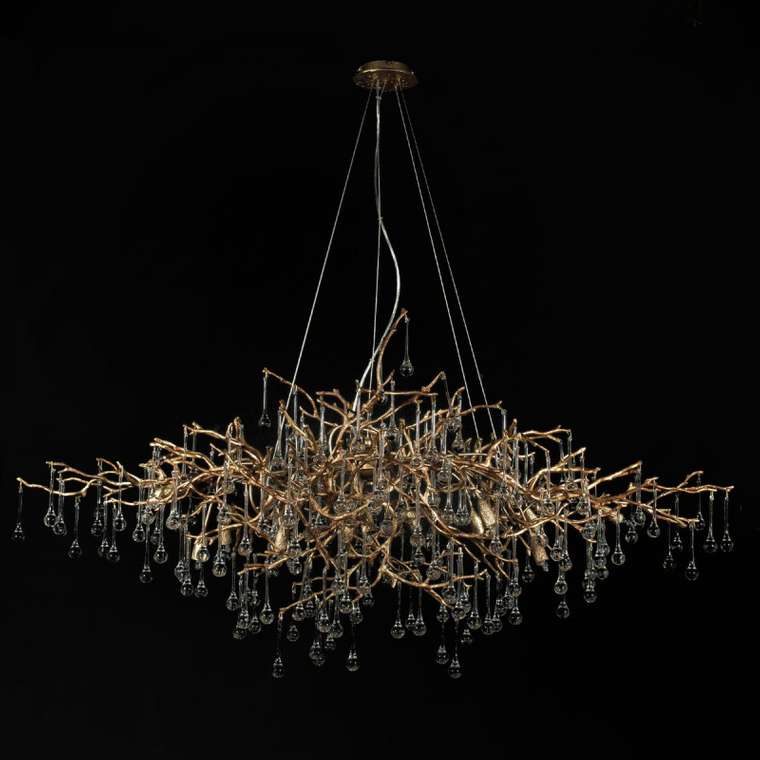 Подвесная люстра Bijout 10067/1500 GB (металл, цвет золото)