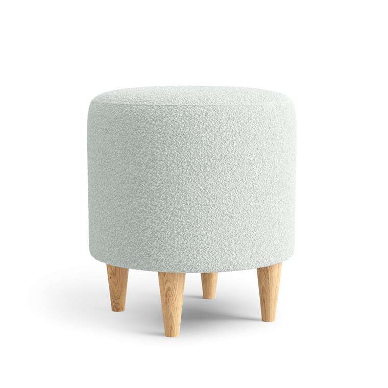 Пуф Нико Fluffy светло-серого цвета