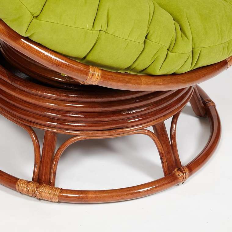 Кресло-качалка Papasan коричневого цвета