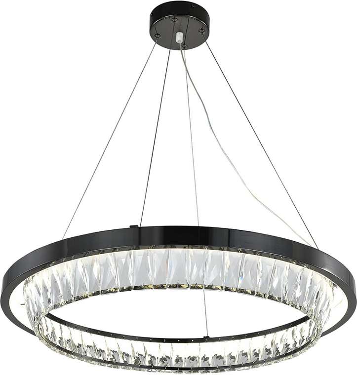 Потолочный светильник подвесной шириной 60 см LED (12045/1P Black) Indigo Riva V000103L кольцо
