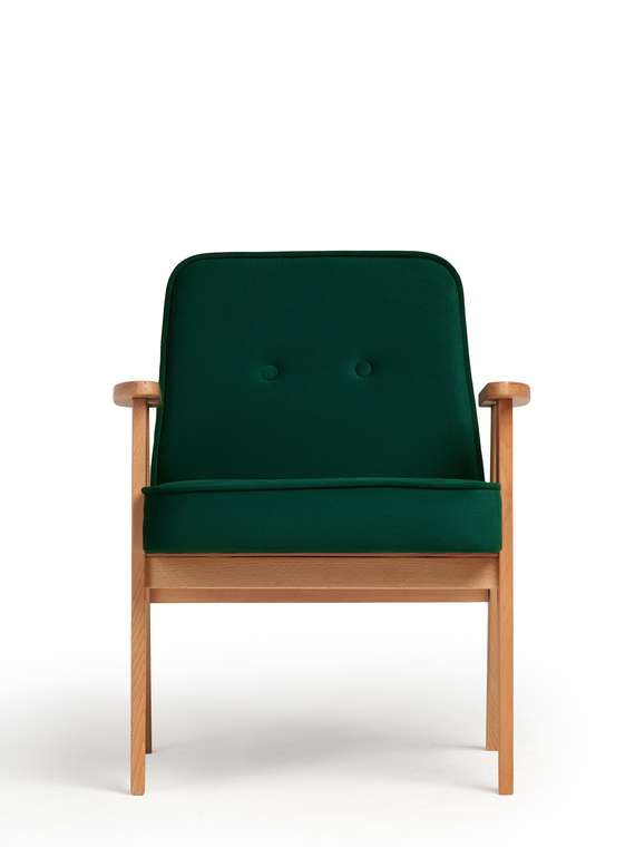 Кресло Несс темно-зеленого цвета