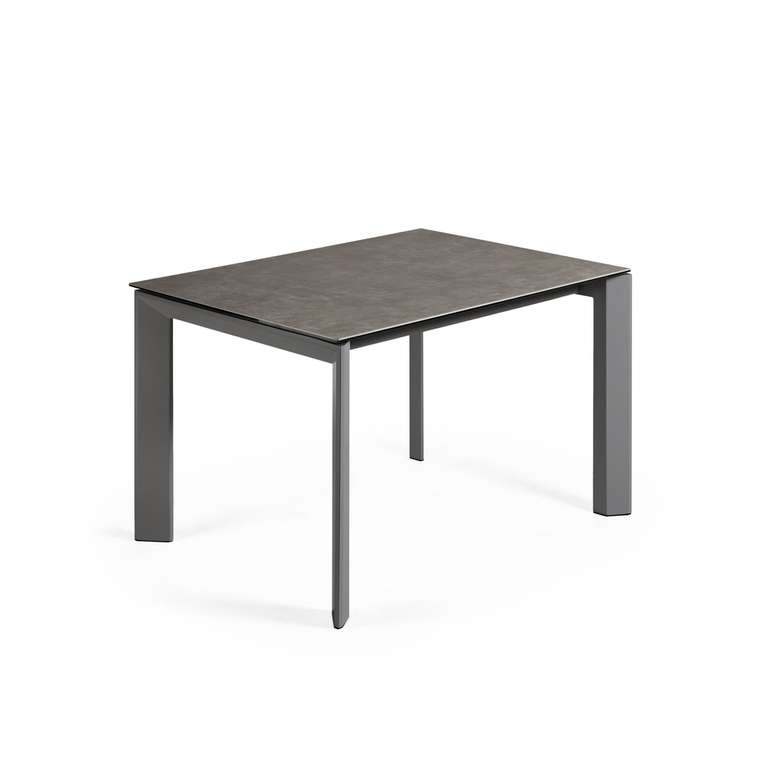 Раздвижной обеденный стол Atta S серо-коричневого цвета