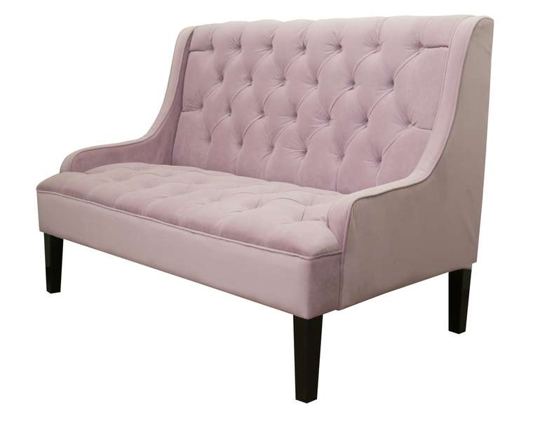 Диван Sommet violet с обивкой из льна