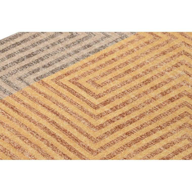Ковер из полиэстера 60x240 желтого цвета