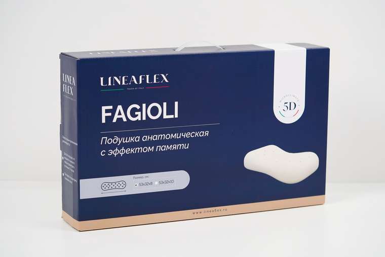 Подушка Fagioli 10 32х53 белого цвета