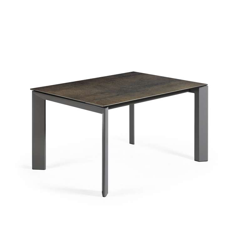 Раздвижной обеденный стол Atta M темно-коричневого цвета