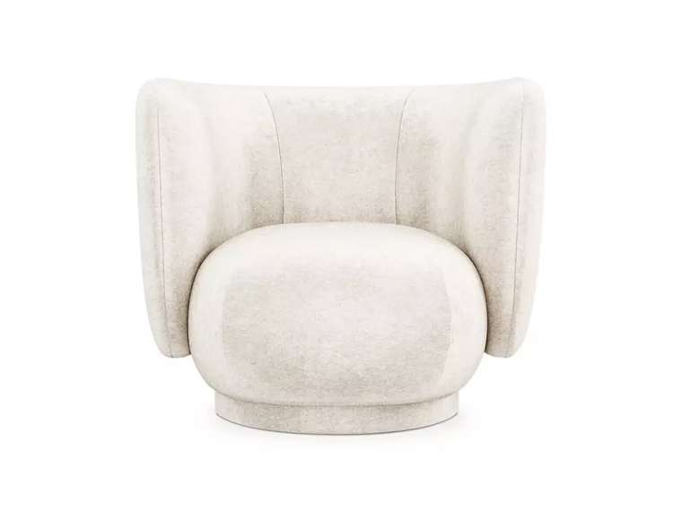 Кресло Lucca молочного цвета