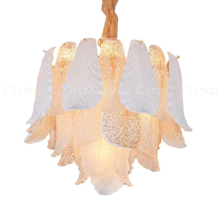 Подвесная люстра CARDAMON C11 бело-золотого цвета