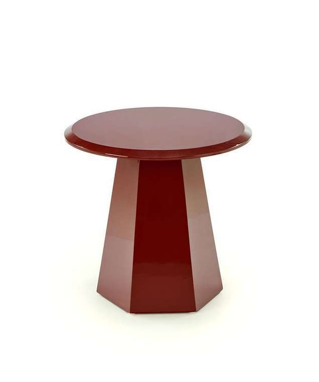 Стол журнальный Loca бордового цвета