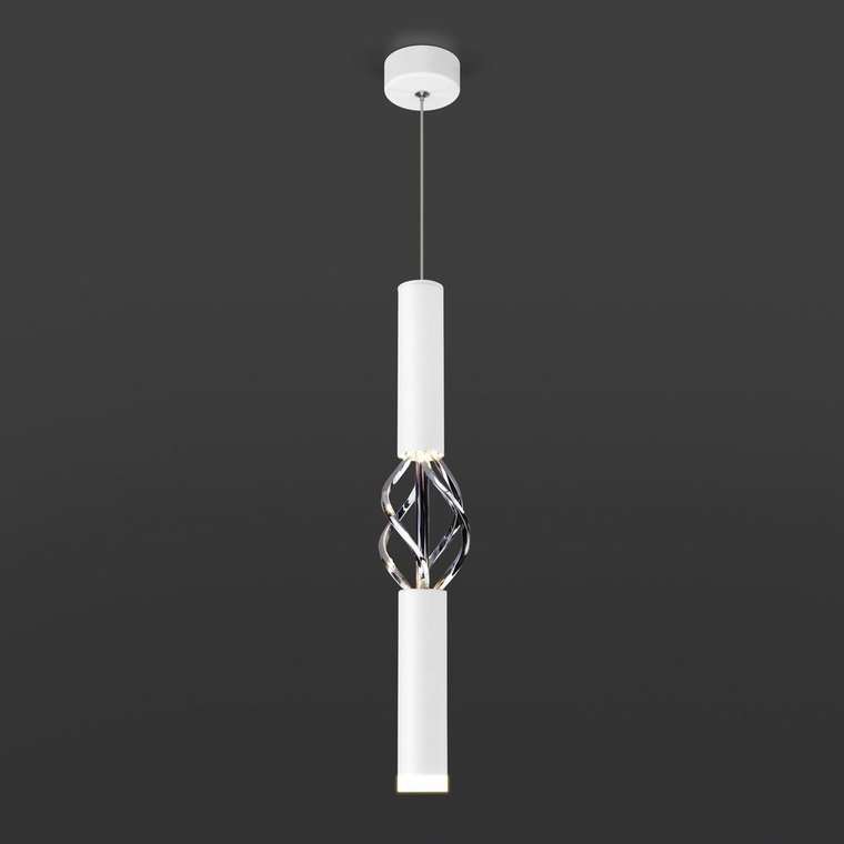 Подвесной светодиодный светильник 50191/1 LED белый/хром Lance