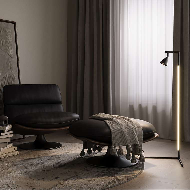 Напольный светильник (торшер) Maytoni MOD489FL-L20B3K Stripe Modern