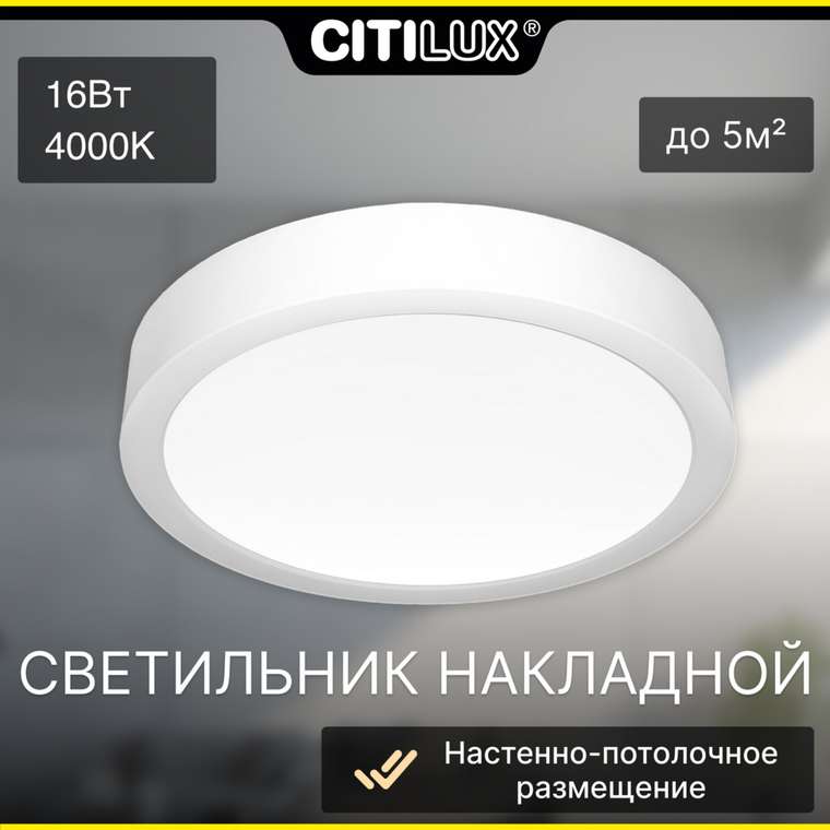 Citilux Галс CL5516N Светильник накладной светодиодный