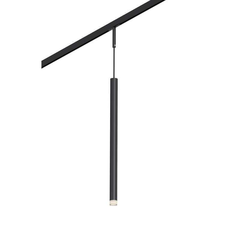 Магнитный трековый светильник Черный LED 1*3W 4000K 100Lm Ra&gt;90 36° IP20 D18xH310 24V SUPER5