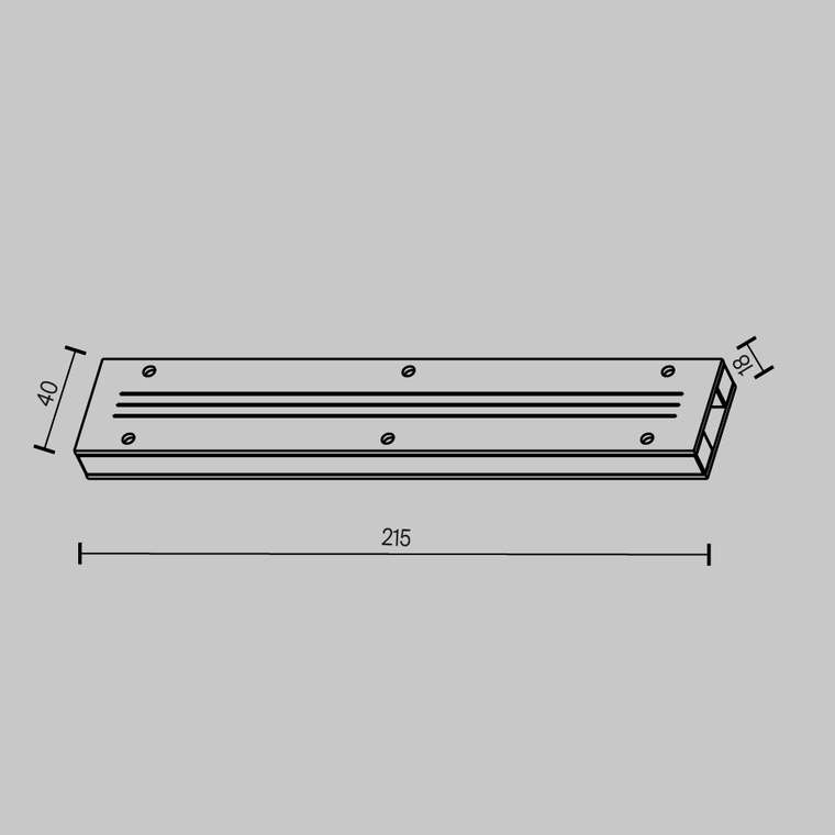 Комплектующие для трековой системы Technical TRA160TCC-S Accessories for tracks Elasity Гибкая трековая система ELASITY