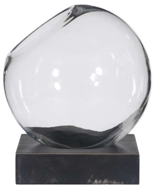 Ваза настольная Container Glass/wood HP-11 / GL14002