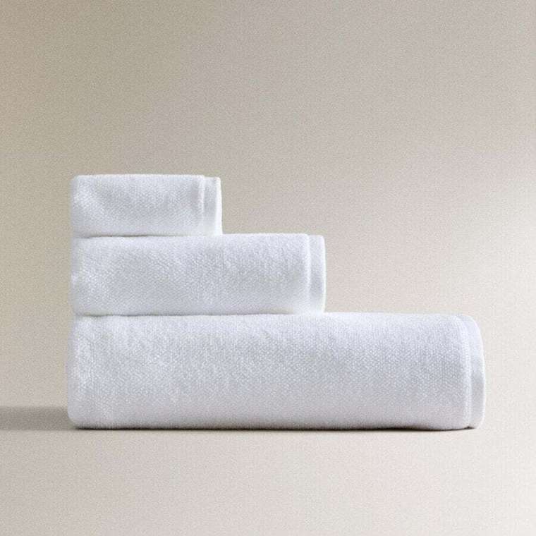 Хлопковое банное полотенце с рисовой строчкой