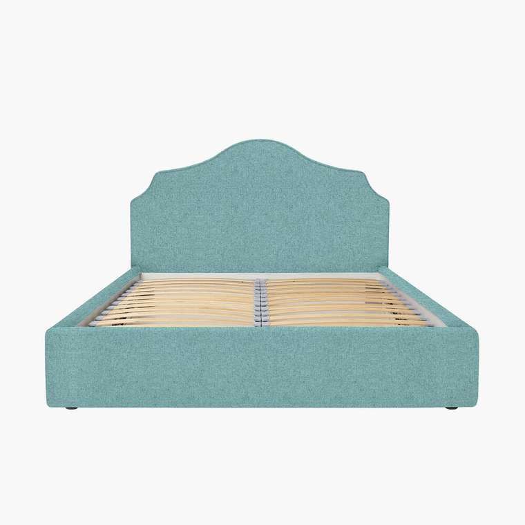 Кровать Bliss 160х200 бирюзового цвета без подъёмного механизма