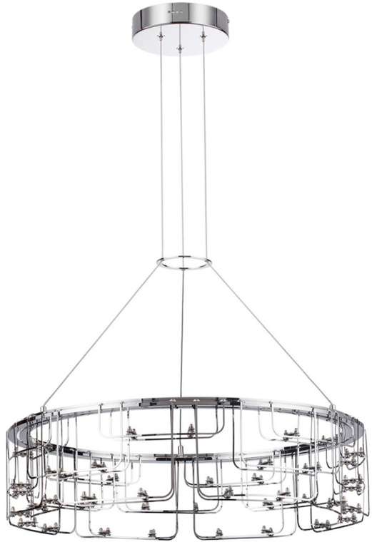 Подвесной светильник Odeon Light Zaha 7059/44L нерж/сталь хром IP20 LED 44W 3960Лм 3000K 220V