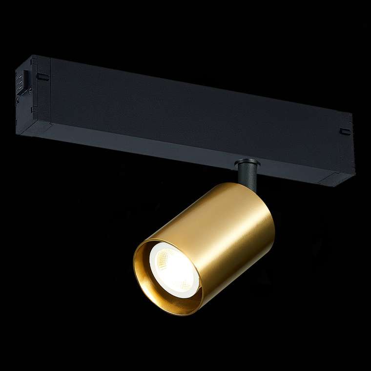 Св-к трек. Золотистый GU10 1*50W  IP20 L82xW70xH172 180-240V Без ламп SKYLINE 220