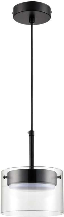 Подвесной светильник Lumion Natalina 8232/1 черный/прозрачный, металл/стекло LED GX70 1*10W 220V