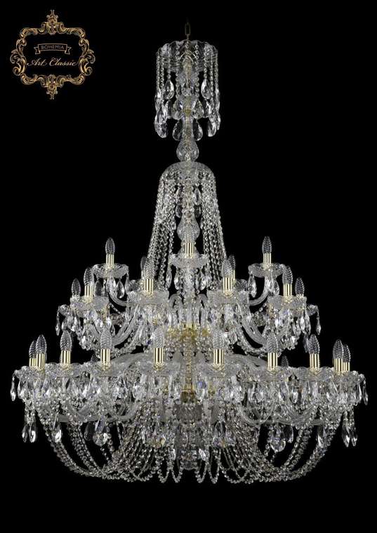 Хрустальная подвесная люстра Art Classic 45241 11.11.20+10+5.400.2d.XL-153.Gd.Sp подсвечник