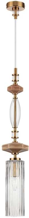 Подвесной светильник Odeon Light Terra 5414/1A античная бронза/терракот/стекло/керамика E14 1*40W