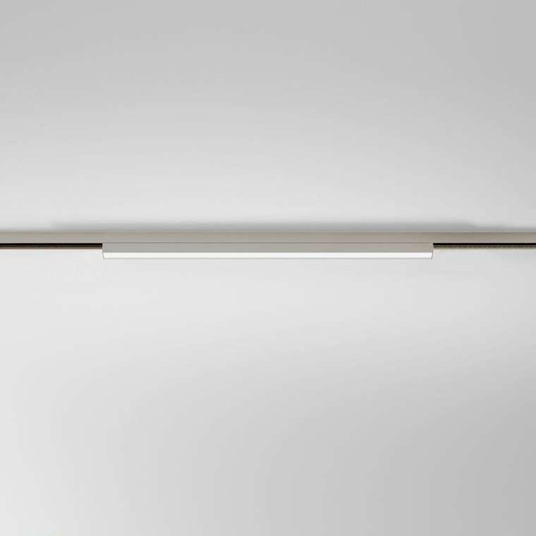 Трековый светильник 12W 4000K (никель) 85526/01_система Лайн 85526/01 Line Magnetic