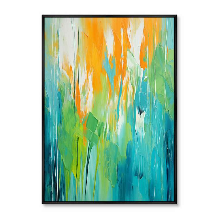 Репродукция картины Landscape collection, blooming, No 1, 2024г.