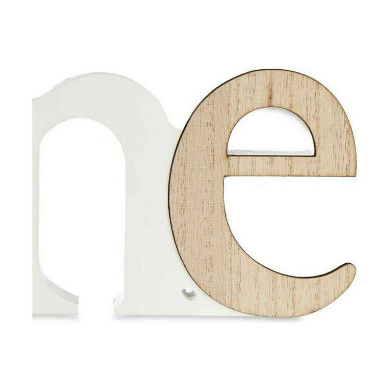Фоторамка Home Белый Коричневый Деревянный MDF 40 x 13,5 x 1,7 cm (6 штук)