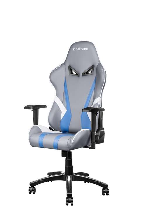 Игровое кресло Hero серо-синего цвета