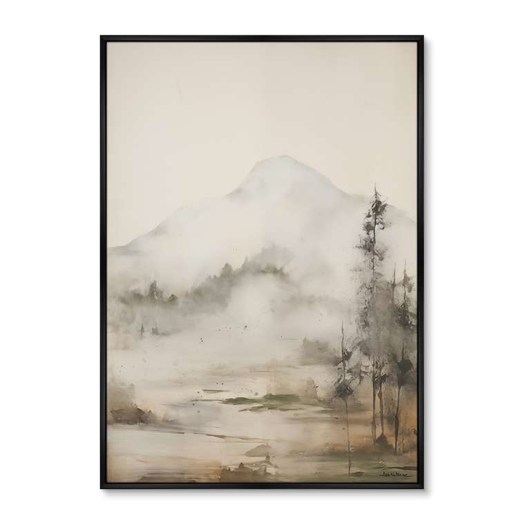 Репродукция картины Landscape collection, Mountain Mist, No 2, 2024г.
