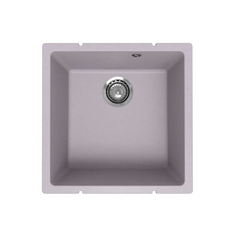 Кухонная мойка Ulgran Quartz Under 400-04, платина
