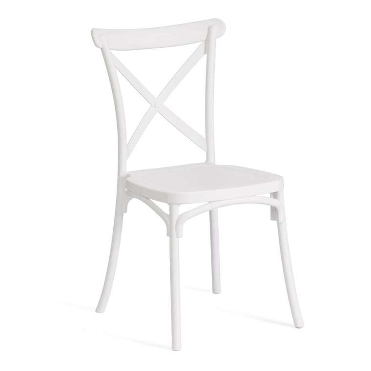 Набор из двух стульев Cross белого цвета