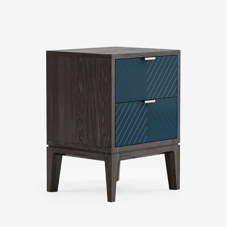 Прикроватная тумба Timeless TL124 темно-коричневого цвета