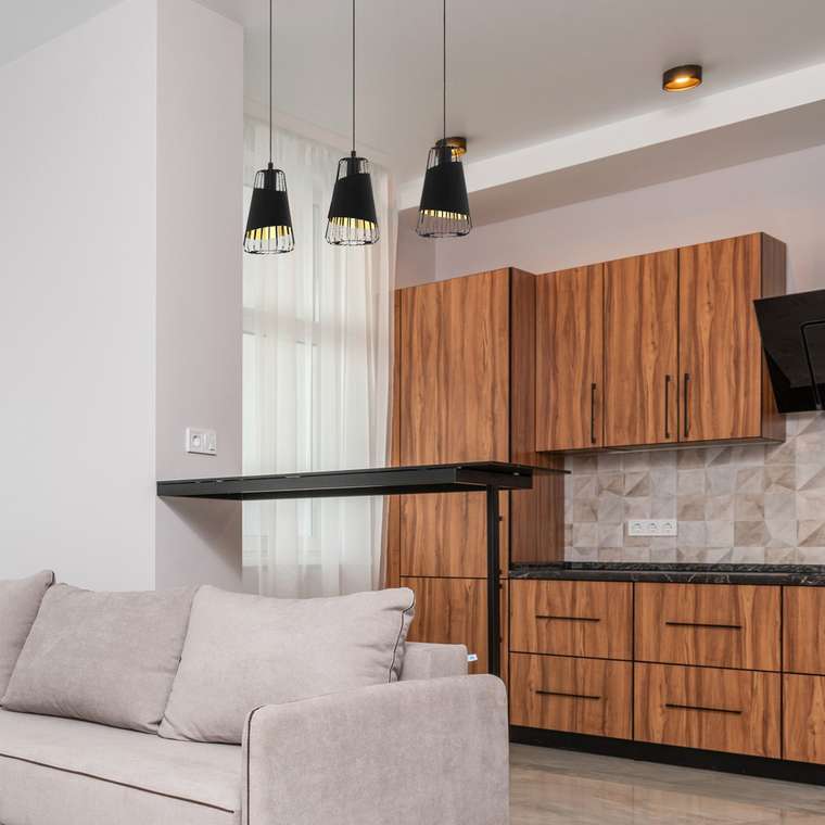 Подвесной светильник Austell 49448 (металл, цвет черный)