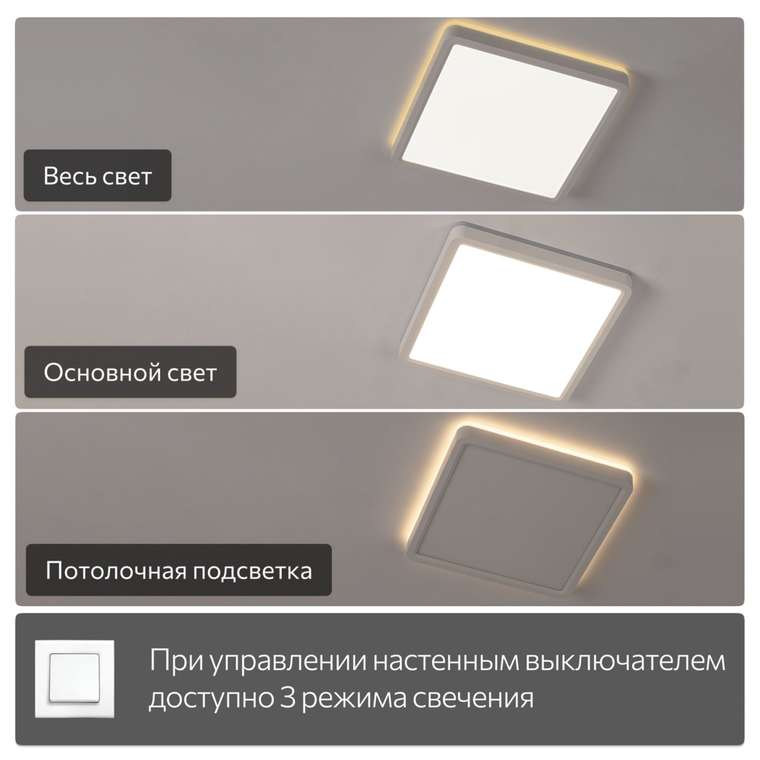 Citilux NORMA CL748K200 LED Светильник с подсветкой Белый