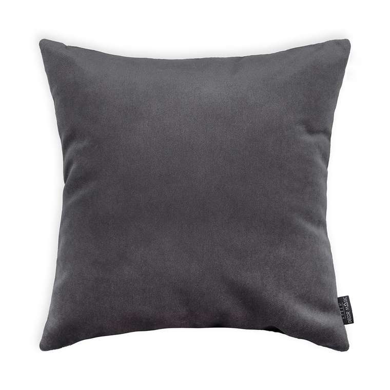 Декоративная подушка Lecco Grafit темно-серого цвета