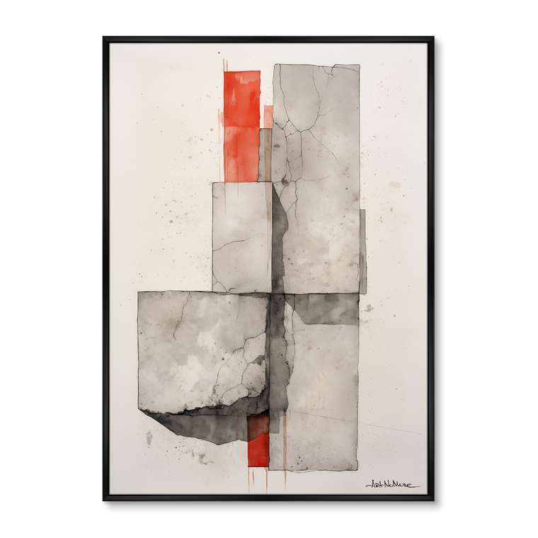 Репродукция картины Shapes and shadows, No 1, 2024г.