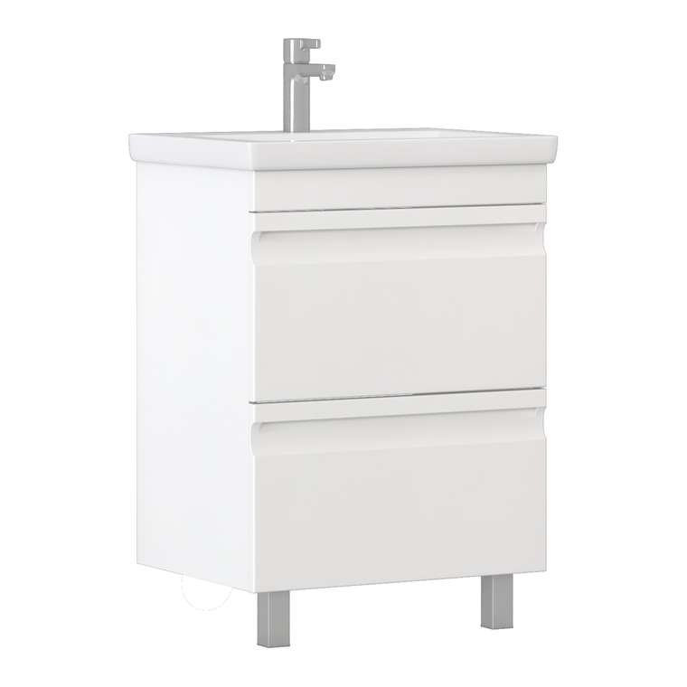 Тумба под раковину Holly 60 белого цвета