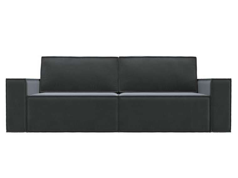 Прямой диван-кровать Куба серого цвета