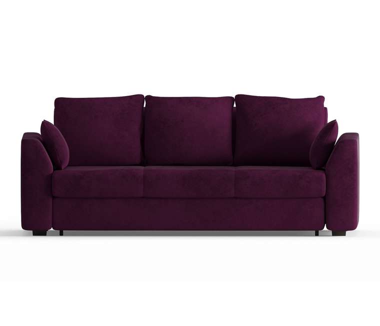 Диван-кровать Ла-Рошель в обивке из велюра фиолетового цвета