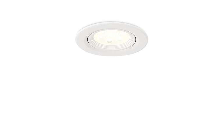 Встраиваемый поворотный светильник Lighting белого цвета