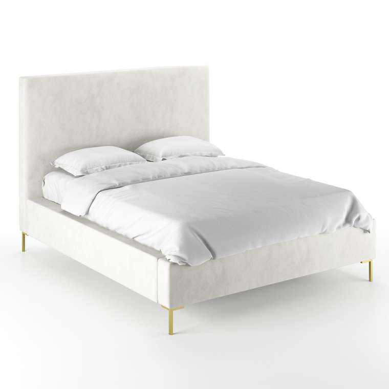 Кровать Kona 160х200 белого цвета